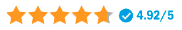Rating 4.92 out of 5 stars